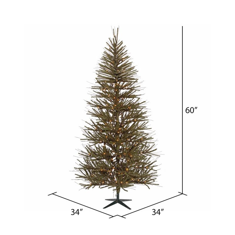 Vickerman Vienna Twig Artificial Christmas Tree, 3 of 6