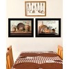 "By Grace" 2-Piece Vignette By Susie Boyer, Ready to Hang Framed Print, Black Frame - 2 of 4