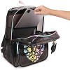 Hachikiko Clear Heart Confetti Backpack - 16.5" Large Capacity with Laptop Sleeve, Heavy Duty TPU, Stadium Approved,Transparent School Bookbag - 3 of 4