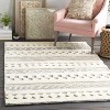 Hauteloom Knapp Wool Living Room, Bedroom Area Rug - Bohemian/Global - 4 of 4