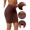 INSPIRE CHIC Women's High Waist Tummy Control Under Skirt Seamless Half Slips Shaping Under Mini Dress - 3 of 4