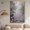 Art Remedy Pink Impressionisty Lilypads Impressionism Wall Art Framed - 2 of 4