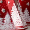 8"H  10"H and 11.5"H Sullivans Winter Scene Tree - Set of 3  Christmas Decor  Red - 2 of 4