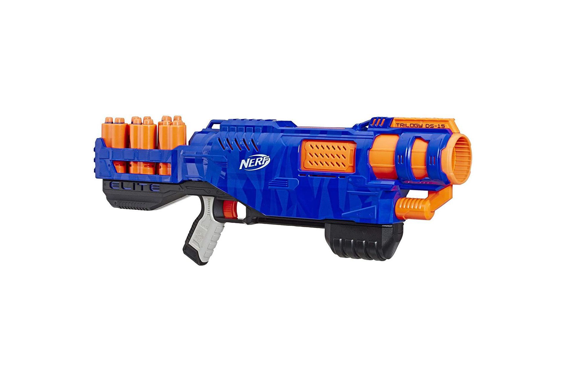 Nerf N-Strike Elite Trilogy DS-15 Shell-Ejecting Blaster – Includes 5 Shells and 15 Elite Darts
