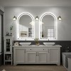 Apmir Super Bright 192 LEDs/m LED Lighted Anti-Fog Tempered Glass Arched Bathroom/Vanity Mirror with ETL & 3-Year Warranty - 4 of 4