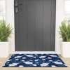BlueLela Rabbits and Flowers Looped Vinyl Welcome Mat - Society6 - 2 of 2