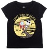 Disney Nightmare Before Christmas Girls 3 Pack T-Shirts Toddler to Big Kid - 4 of 4