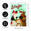 Evergreen Jingle All the Way Suede Garden Flag 12 x 18 Inches Indoor Outdoor Decor - 4 of 4