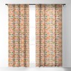 Evamatise Abstract Flowers Summer Holiday Single Panel Sheer Window Curtain - Deny Designs - 2 of 4