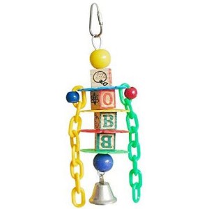 AE Cage Company Happy Beaks Petite Learning Blocks Assorted Bird Toy - 1 of 3