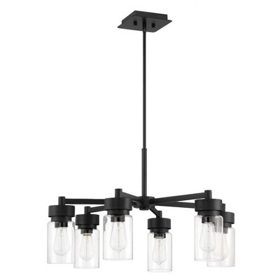 Craftmade Lighting Bennet 6 - Light Chandelier in  Midnight