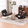 Ridstar 2 Set Armchair For Living Room and Bedroom-Gray - 4 of 4