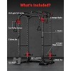 Power Cage, Multi-Functional Power Racks for Home Gym with Dual Pulley Systems, 1200 LBS Weight Capacity Fitness Squat Rack for Strength Workout - 4 of 4