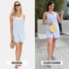 EXLURA Women's Summer Casual Sleeveless Striped Rompers Loose Spaghetti Strap Overalls 2025 Jumpsuits Vacation Beach Outfits - 2 of 4