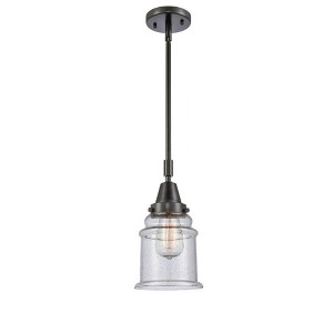 Canton - 1 Light Stem Hung Mini Pendant In Industrial Style-11.13 Inches Tall and 6.5 Inches Wide - 1 of 1