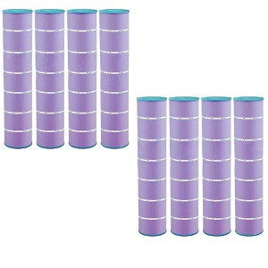 Hurricane 8 Pack HF7494-04P Purple Platinum Pool Filter Cartridge for PA131, Unicel C-7494, Filbur FC-1227, Hayward SwimClear C5030, C5025, C5020 - 1 of 4