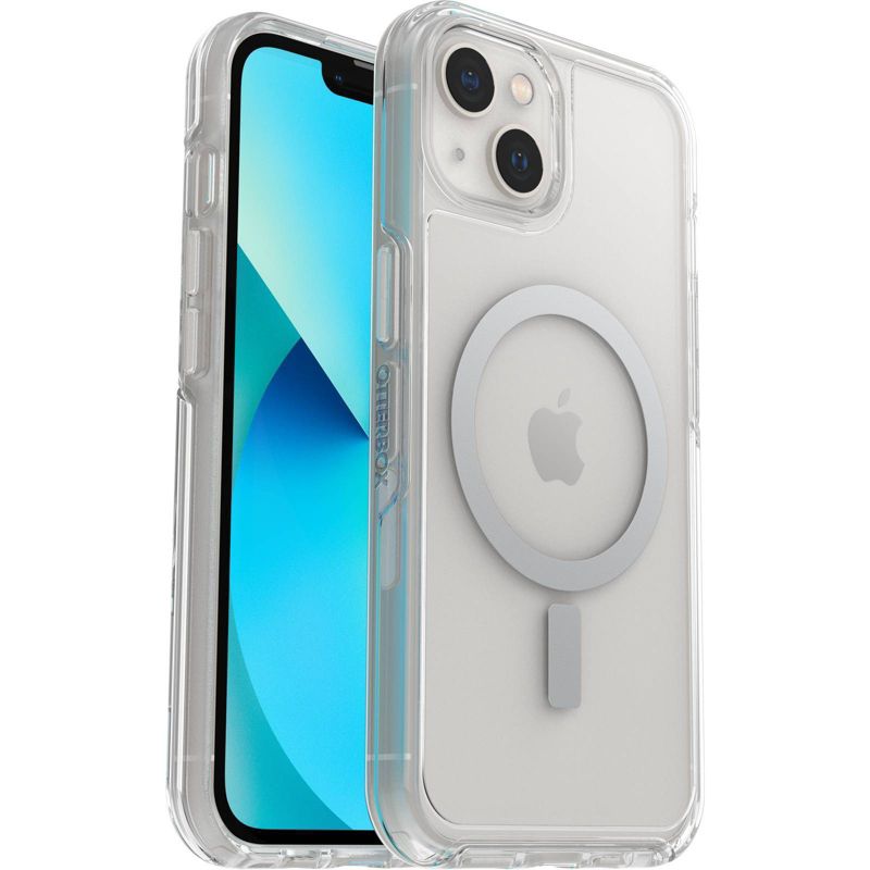 OtterBox Apple iPhone 13 Symmetry Series Antimicrobial Clear Case with MagSafe, 4 of 8