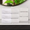 Ribbed Cotton Highly Absorbent Medium Weight 12 Piece Assorted Towel Set by Blue Nile Mills - 2 of 4