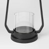 Aluminum Outdoor Lantern Candle Holder Black - Smith & Hawken™ - image 4 of 4