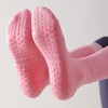 Anna-Kaci 2-Pair Knee High Grip Bottom Socks with Ribbed Knit Design and Cushioned Comfort for Yoga, Pilates, and Dance - 3 of 4
