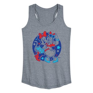 Women's - Disney - Minnie Daisy Americana Graphic Racerback Tank - 1 of 4