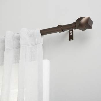 Window Curtain Rod And Finial Set