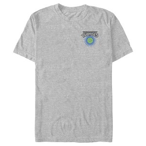 Men's Teenage Mutant Ninja Turtles Shell Faux Pocket Logo T-Shirt - 1 of 4