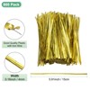 Unique Bargains Reusable Metal Twist Ties Bread Candy Bags 800 Pcs - 3 of 4