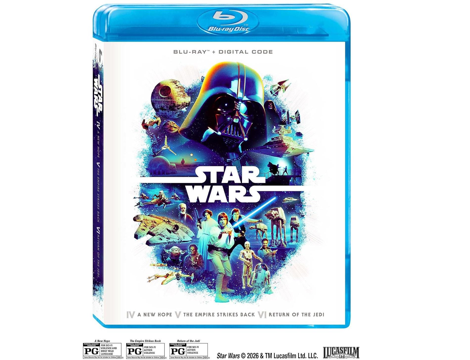 Star Wars: Original Trilogy (3 Discs) - Blu-Ray + Digital