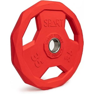 Color Weight Plate 2-Inch Rubber Coated Plate for Barbell, Solid Cast Iron Weight Plates for Strength Training, Weightlifting, Crossfit, Home Gym - 1 of 4