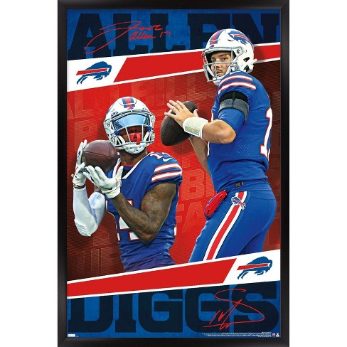 Buffalo Bills 22'' x 34'' Retro Logo Poster