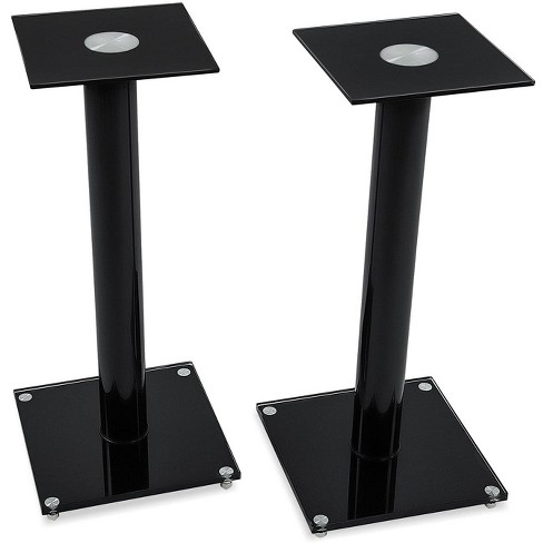 Monoprice glass best sale floor speaker stands