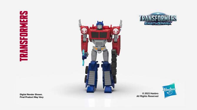 Transformers EarthSpark Optimus Prime Build-A-Figure Action Figure, 2 of 10, play video