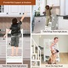INFURNIC Ladders Toddler Standing Tower with Adjustable Height and Safety Rail for Kitchen and Bathroom Use, White, 35.43"*4.13"*19.69" - 4 of 4