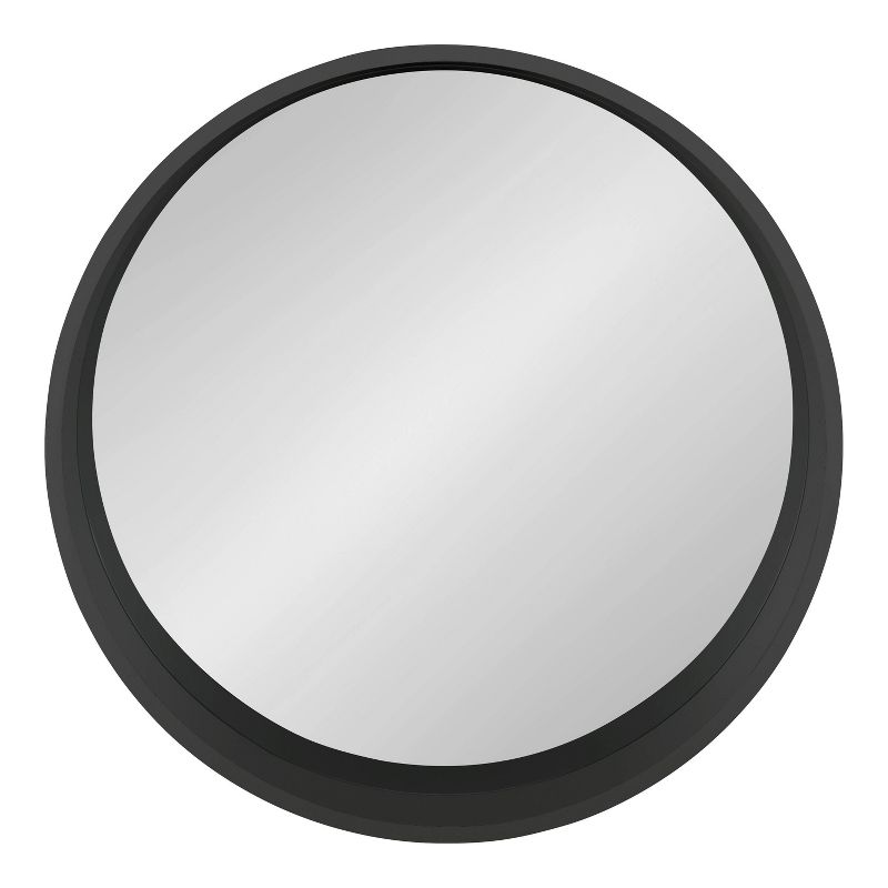 24&#34; Wheeler Round Wall Mirror Black - Kate &#38; Laurel All Things Decor, 3 of 8