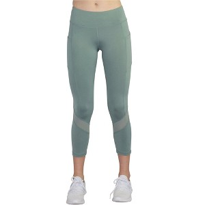 Reebok Womens Aspire Skinny Capri Compression Athletic Pants - 1 of 3