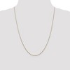Black Bow Jewelry 0.8mm 14k Yellow Gold Solid Round Snake Chain Necklace - 2 of 4