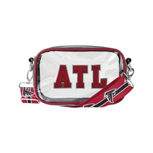 NFL Atlanta Falcons Smu Clear Camera Bag With Chenille Lettering - 1 of 3