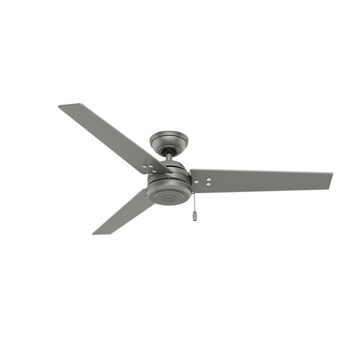 52 Cassius Matte Silver Ceiling Fan Hunter Fan