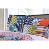 Greenland Home Fashions Arianna Teal Standard Sham, 20x26 Inches - 2 of 4