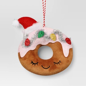 6" Christmas Fabric Donut Ornament - Wondershop™ - 1 of 3