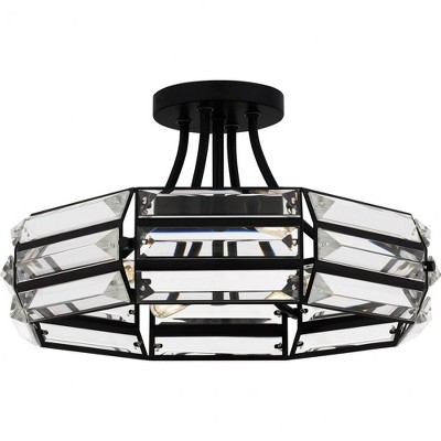 Quoizel Lighting 4 - Light Semi-Flush Mount in  Matte Black
