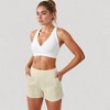 Anna-Kaci Active Women's Crossover V-Neck Sports Bra with Wide Straps and Stretch Support Band - 3 of 4