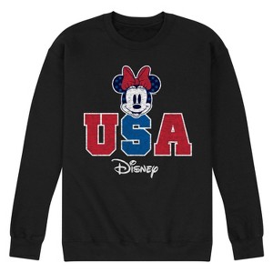 Men's - Disney - Minnie USA Graphic Fleece Sweatshirt - 1 of 4