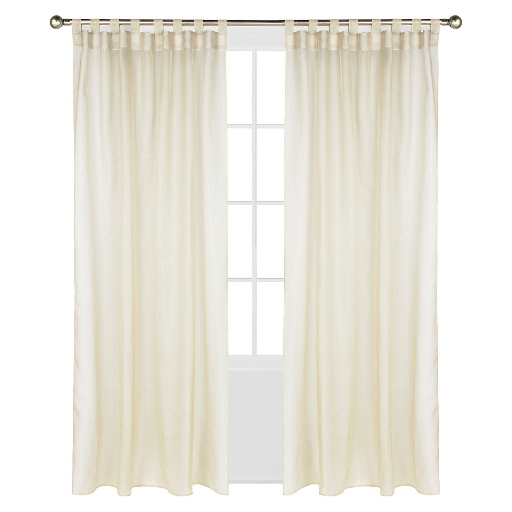 Outdoor Decor Escape Hook & Loop Indoor/Outdoor Window Panel - Ivory