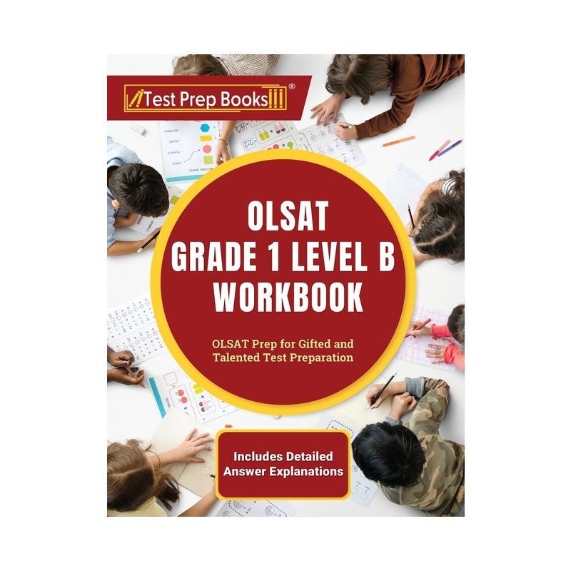 OLSAT Grade 1 Level B Workbook - by  Joshua Rueda (Paperback), 1 of 2