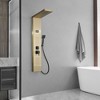 BWE 2-Jet Rainfall Shower Tower Shower Panel System with Rainfall Shower Head and Shower Wand - 2 of 4