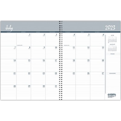 House Of Doolittle Monthly Calendar Academic Planner Book : Target