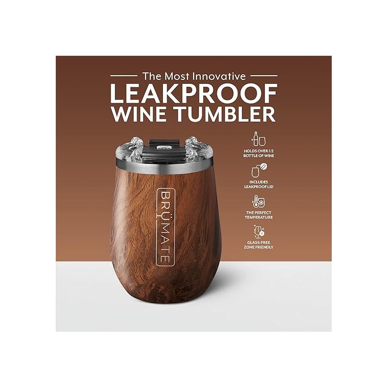 Brumate Uncorkd XL 14oz 100% Leak-Proof  Insulated Wine Tumbler with Lid - Perfect For Travel & Outdoors, 2 of 7