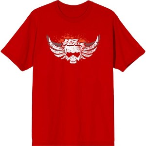 No Fear Skull With Wings Logo Adult Crew Neck Short Sleeve Tee - 1 of 2